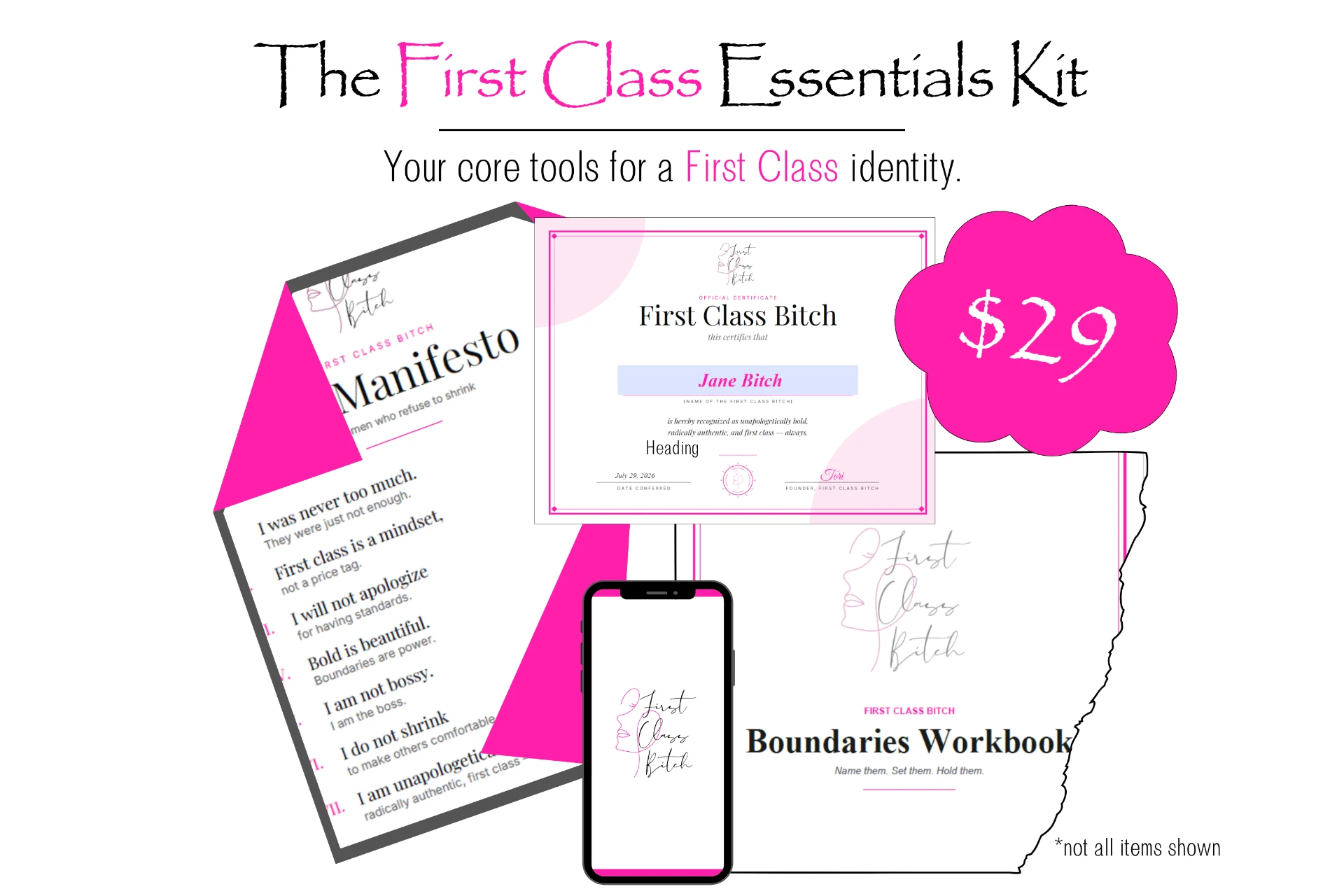The First Class Essentials Kit