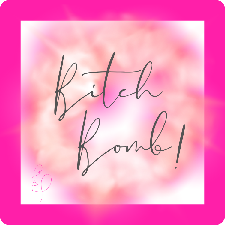 Bitch Bomb sticker — front